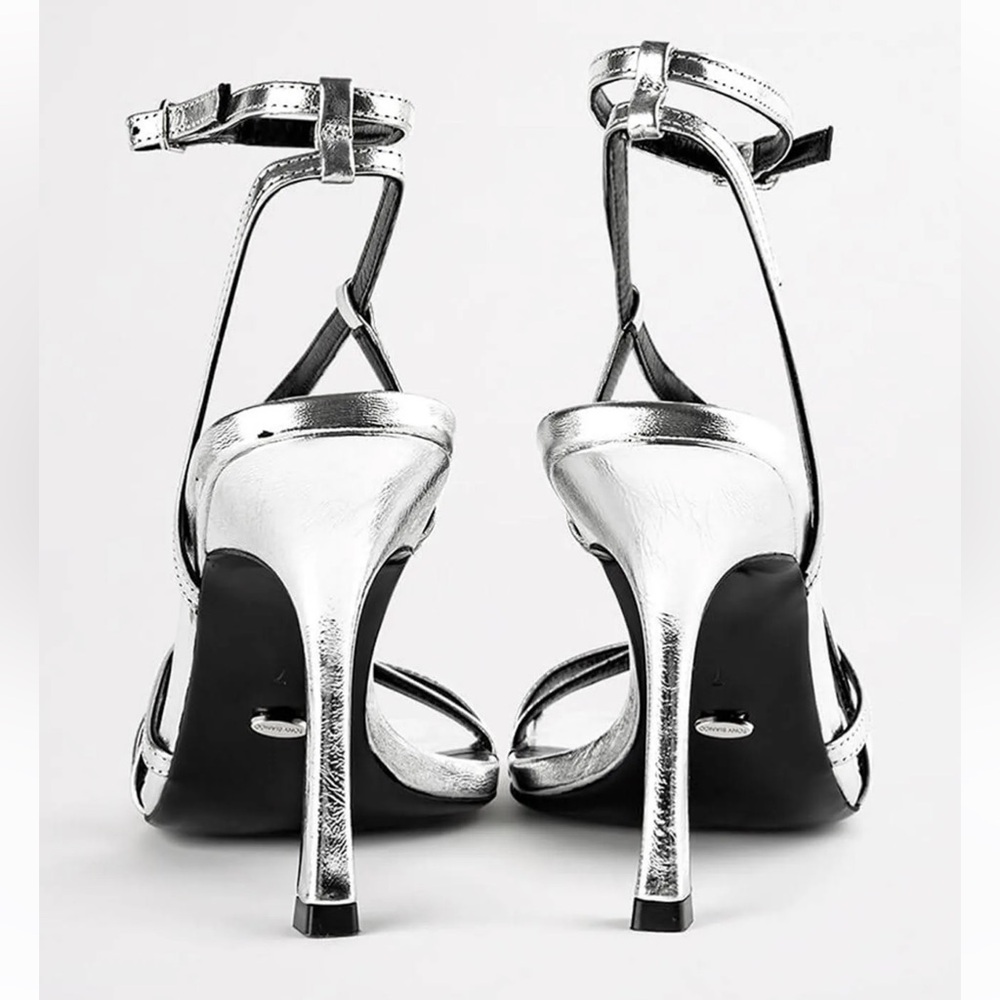 Tony Bianco silver heels - Picture 4 of 10
